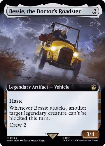 Bessie, the Doctor's Roadster (Extended Art) (455), Universes Beyond: Doctor Who — Magic card price