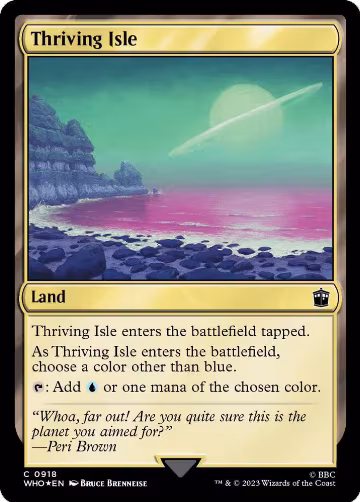 Thriving Isle (Surge Foil) (918), Universes Beyond: Doctor Who — Magic card price