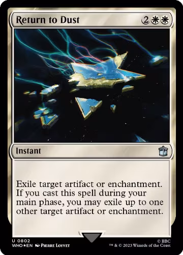 Return to Dust (Surge Foil) (802), Universes Beyond: Doctor Who — Magic card price