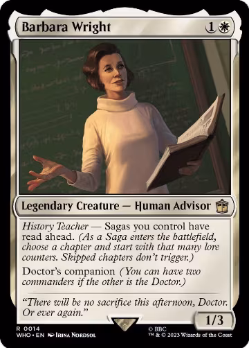Barbara Wright (14), Universes Beyond: Doctor Who — Magic card price