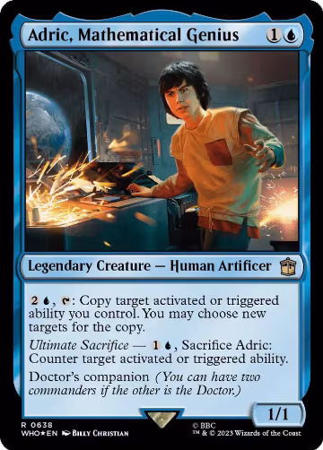 Adric, Mathematical Genius (Surge Foil) (638), Universes Beyond: Doctor Who — Magic card price