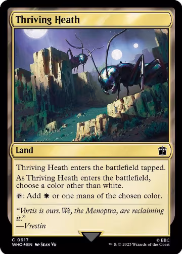 Thriving Heath (Surge Foil) (917), Universes Beyond: Doctor Who — Magic card price