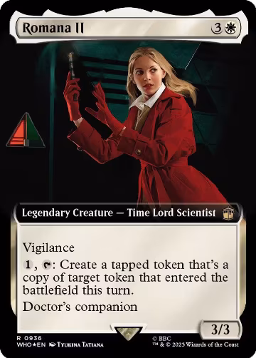 Romana II (Extended Art) (Surge Foil) (936), Universes Beyond: Doctor Who — Magic card price