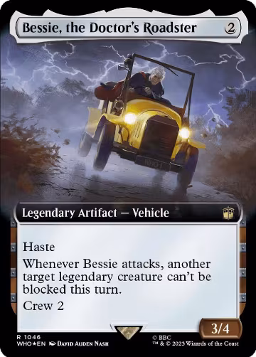 Bessie, the Doctor's Roadster (Extended Art) (Surge Foil) (1046), Universes Beyond: Doctor Who — Magic card price