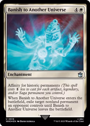 Banish to Another Universe (Surge Foil) (618), Universes Beyond: Doctor Who — Magic card price