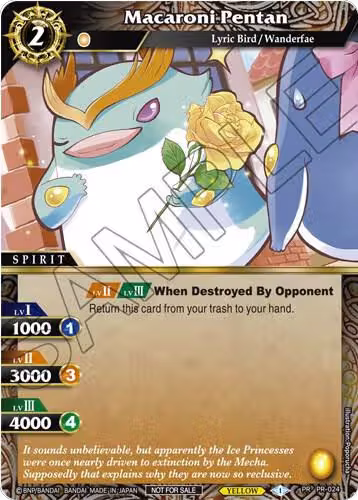 Macaroni Pentan (Tournament Pack Vol. 3) (PR-024), Launch & Event Promos — Battle Spirits card price