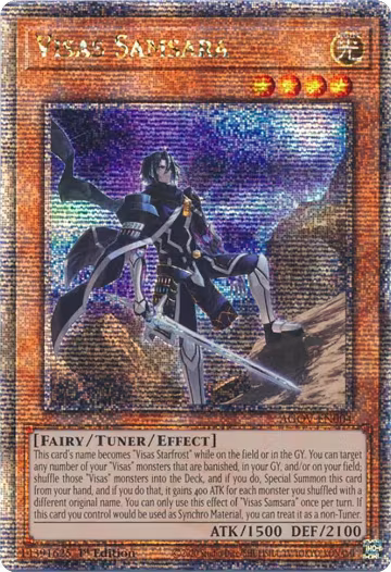 Visas Samsara (Quarter Century Secret Rare) (AGOV-EN004), Age of Overlord — Yu-Gi-Oh! card price