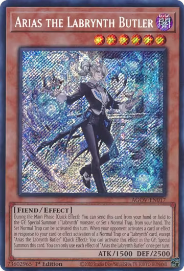 Arias the Labrynth Butler (AGOV-EN017), Age of Overlord — Yu-Gi-Oh! card price
