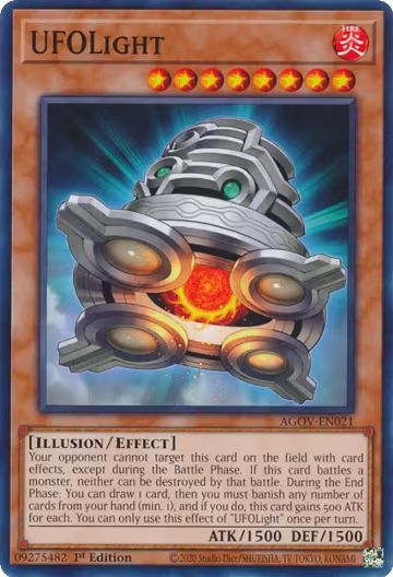 UFOLight (AGOV-EN021), Age of Overlord — Yu-Gi-Oh! card price