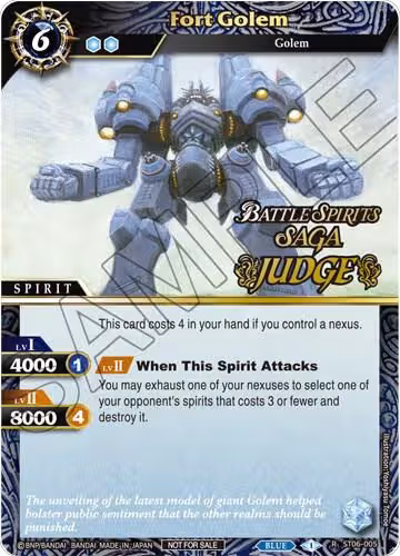 Fort Golem (Judge Pack Vol. 3) (ST06-005), Launch & Event Promos — Battle Spirits card price