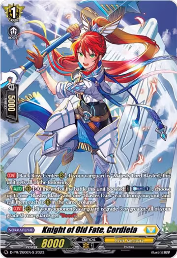 Knight of Old Fate, Cordiela (Foil) (260) (D-PR/260EN-S), D Promo Cards — Vanguard card price