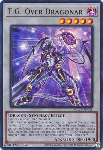 T.G. Over Dragonar (AGOV-EN035), Age of Overlord — Yu-Gi-Oh! card price