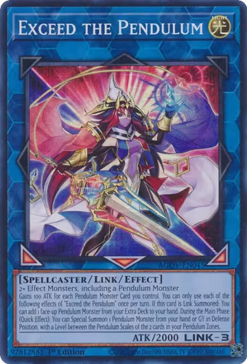 Exceed the Pendulum (AGOV-EN045), Age of Overlord — Yu-Gi-Oh! card price