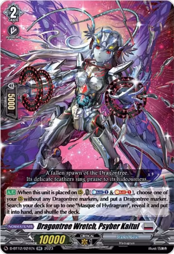 Dragontree Wretch, Psyber Kaitul (D-BT12/024EN), D-BT12: Evenfall Onslaught — Vanguard card price