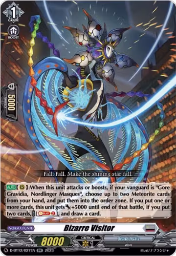 Bizarre Visitor (D-BT12/027EN), D-BT12: Evenfall Onslaught — Vanguard card price