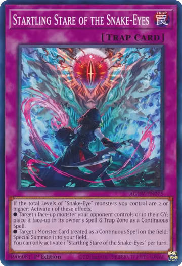 Startling Stare of the Snake-Eyes (AGOV-EN075), Age of Overlord — Yu-Gi-Oh! card price