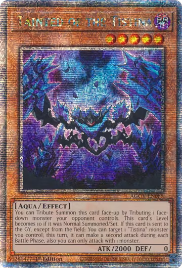 Tainted of the Tistina (Quarter Century Secret Rare) (AGOV-EN088), Age of Overlord — Yu-Gi-Oh! card price