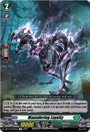 Maundering Loyalty (D-BT12/053EN), D-BT12: Evenfall Onslaught — Vanguard card price