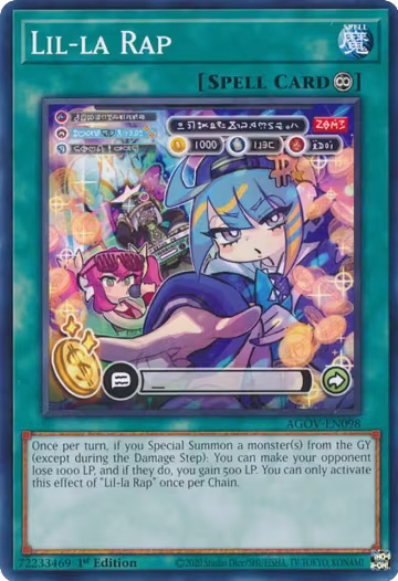 Lil-la Rap (AGOV-EN098), Age of Overlord — Yu-Gi-Oh! card price