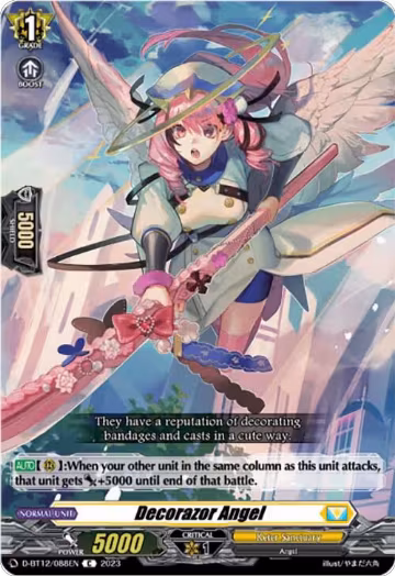 Decorazor Angel (D-BT12/088EN), D-BT12: Evenfall Onslaught — Vanguard card price