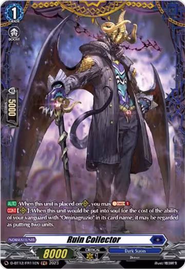 Ruin Collector (FR) (D-BT12/FR11EN), D-BT12: Evenfall Onslaught — Vanguard card price
