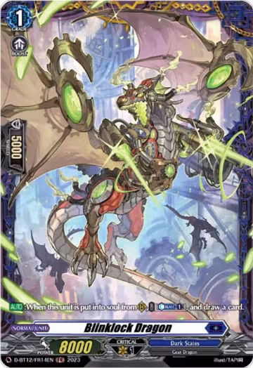 Blinklock Dragon (FR) (D-BT12/FR14EN), D-BT12: Evenfall Onslaught — Vanguard card price