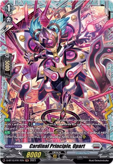 Cardinal Principle, Opart (FR) (D-BT12/FR17EN), D-BT12: Evenfall Onslaught — Vanguard card price
