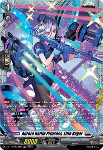 Aurora Battle Princess, Lifle Royar (FR) (D-BT12/FR18EN), D-BT12: Evenfall Onslaught — Vanguard card price