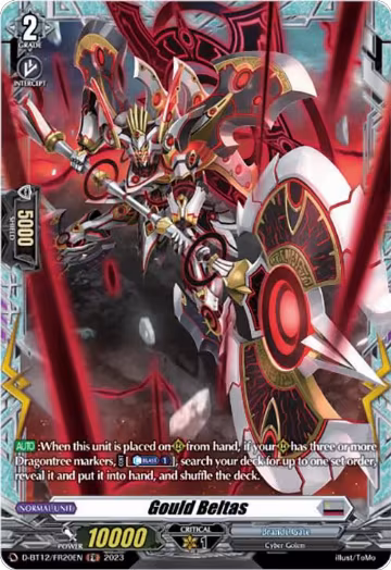 Gould Beltas (FR) (D-BT12/FR20EN), D-BT12: Evenfall Onslaught — Vanguard card price