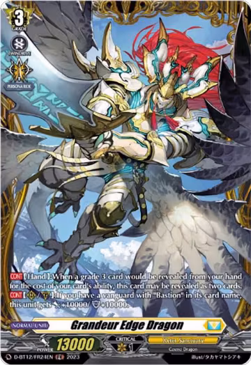Grandeur Edge Dragon (FR) (D-BT12/FR24EN), D-BT12: Evenfall Onslaught — Vanguard card price