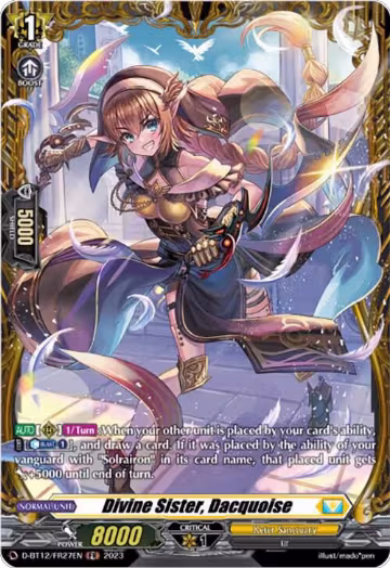 Divine Sister, Dacquoise (FR) (D-BT12/FR27EN), D-BT12: Evenfall Onslaught — Vanguard card price