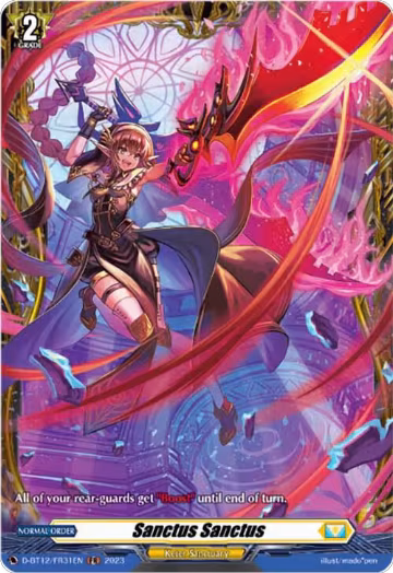 Sanctus Sanctus (FR) (D-BT12/FR31EN), D-BT12: Evenfall Onslaught — Vanguard card price