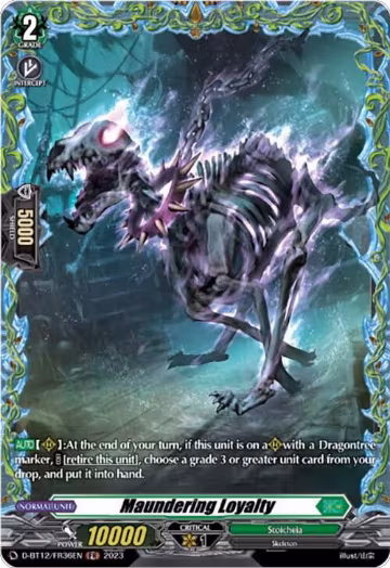 Maundering Loyalty (FR) (D-BT12/FR36EN), D-BT12: Evenfall Onslaught — Vanguard card price