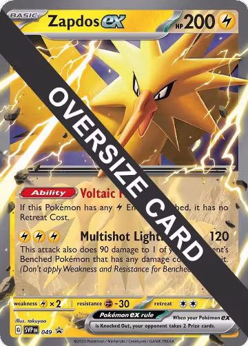 Zapdos ex - 049 (049), Jumbo Cards — Pokémon card price