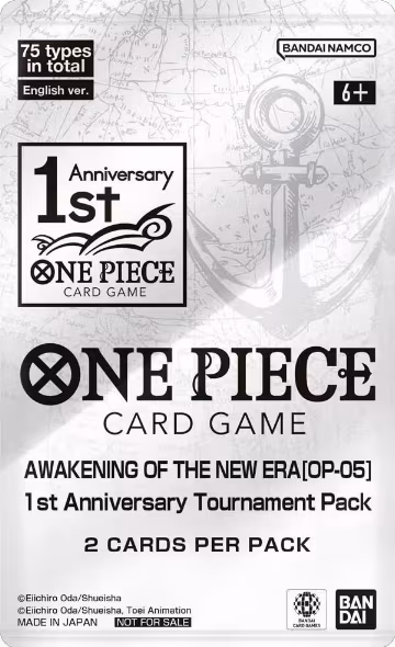 Awakening of the New Era - 1st Anniversary Tournament Pack, Awakening of the New Era: 1st Anniversary Tournament Cards — One Piece sealed product price