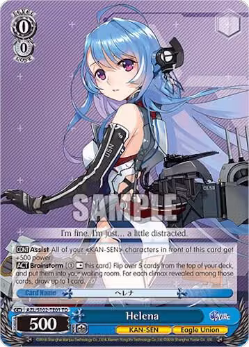 Helena (AZL/S102-TE01 TD), Azur Lane — Weiß Schwarz card price