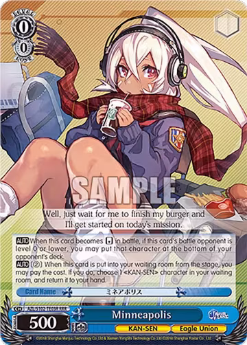 Minneapolis (RRR) (AZL/S102-TE03R RRR), Azur Lane — Weiß Schwarz card price