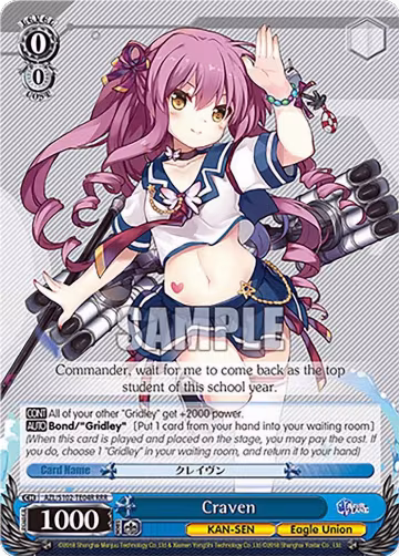 Craven (RRR) (AZL/S102-TE04R RRR), Azur Lane — Weiß Schwarz card price
