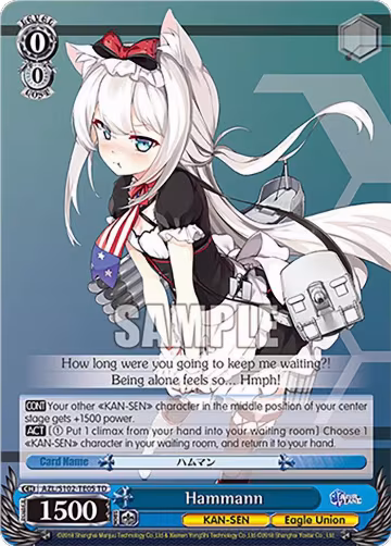 Hammann (AZL/S102-TE05 TD), Azur Lane — Weiß Schwarz card price