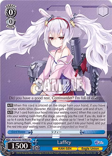 Laffey (SR) (AZL/S102-TE06S SR), Azur Lane — Weiß Schwarz card price