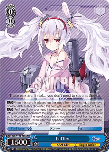 Laffey (AZL/S102-TE06 TD), Azur Lane — Weiß Schwarz card price