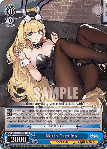 North Carolina (RRR) (AZL/S102-TE07R RRR), Azur Lane — Weiß Schwarz card price