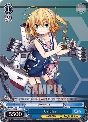 Gridley (AZL/S102-TE10 TD), Azur Lane — Weiß Schwarz card price