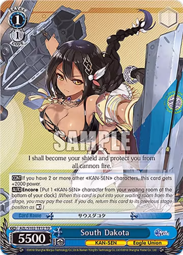 South Dakota (AZL/S102-TE12 TD), Azur Lane — Weiß Schwarz card price