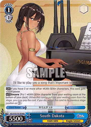 South Dakota (RRR) (AZL/S102-TE12R RRR), Azur Lane — Weiß Schwarz card price