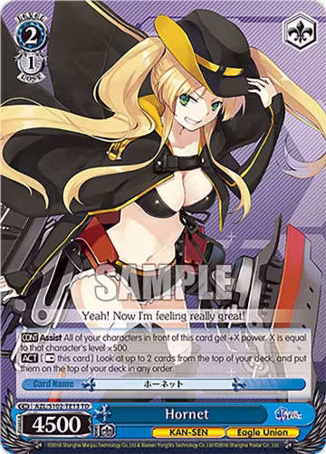 Hornet (AZL/S102-TE13 TD), Azur Lane — Weiß Schwarz card price