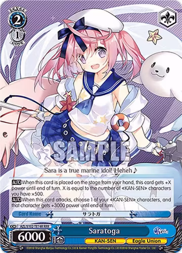 Saratoga (RRR) (AZL/S102-TE14R RRR), Azur Lane — Weiß Schwarz card price
