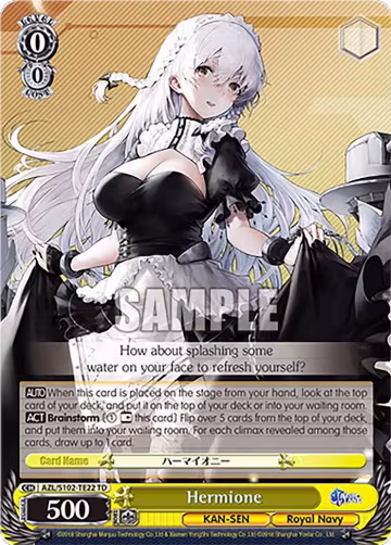 Hermione (AZL/S102-TE22 TD), Azur Lane — Weiß Schwarz card price