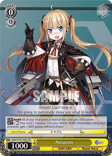 Amazon (AZL/S102-TE23 TD), Azur Lane — Weiß Schwarz card price