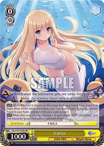 Icarus (RRR) (AZL/S102-TE24R RRR), Azur Lane — Weiß Schwarz card price